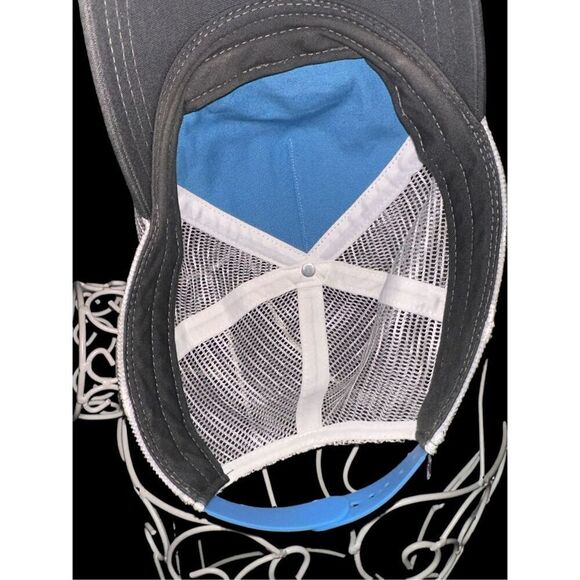 VERY NICE UNISEX PREOWNED PATAGONIA GREY BUFFALO TRUCKER HAT ADJUSTABLE Mountain - Picture 6 of 8